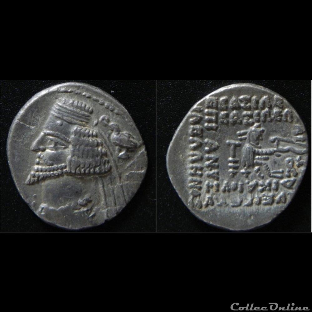 Phraates IV - S.52.16 v. - Laodicée Drachme monnaie antique elymaide parthe sassanide phraates iv s 52 16 v laodicee drachme