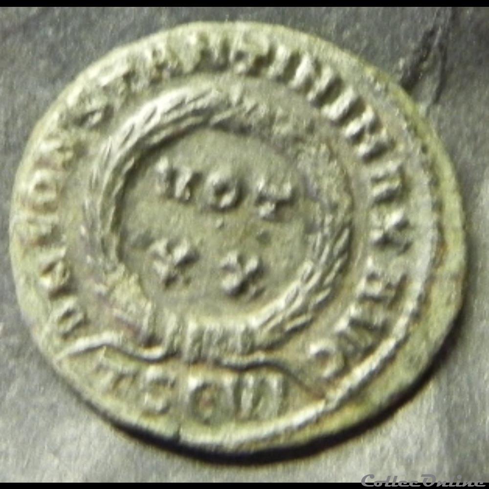 monnaie antique romaine constantin ier vot xx tsevi ae3