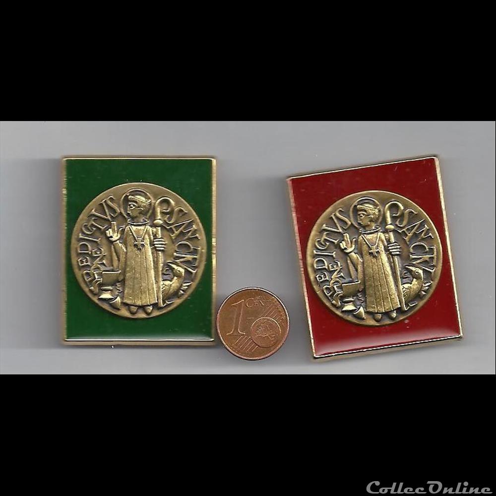St Benoît magnet medaille religieuse mandat territoriaux st benoit magnet