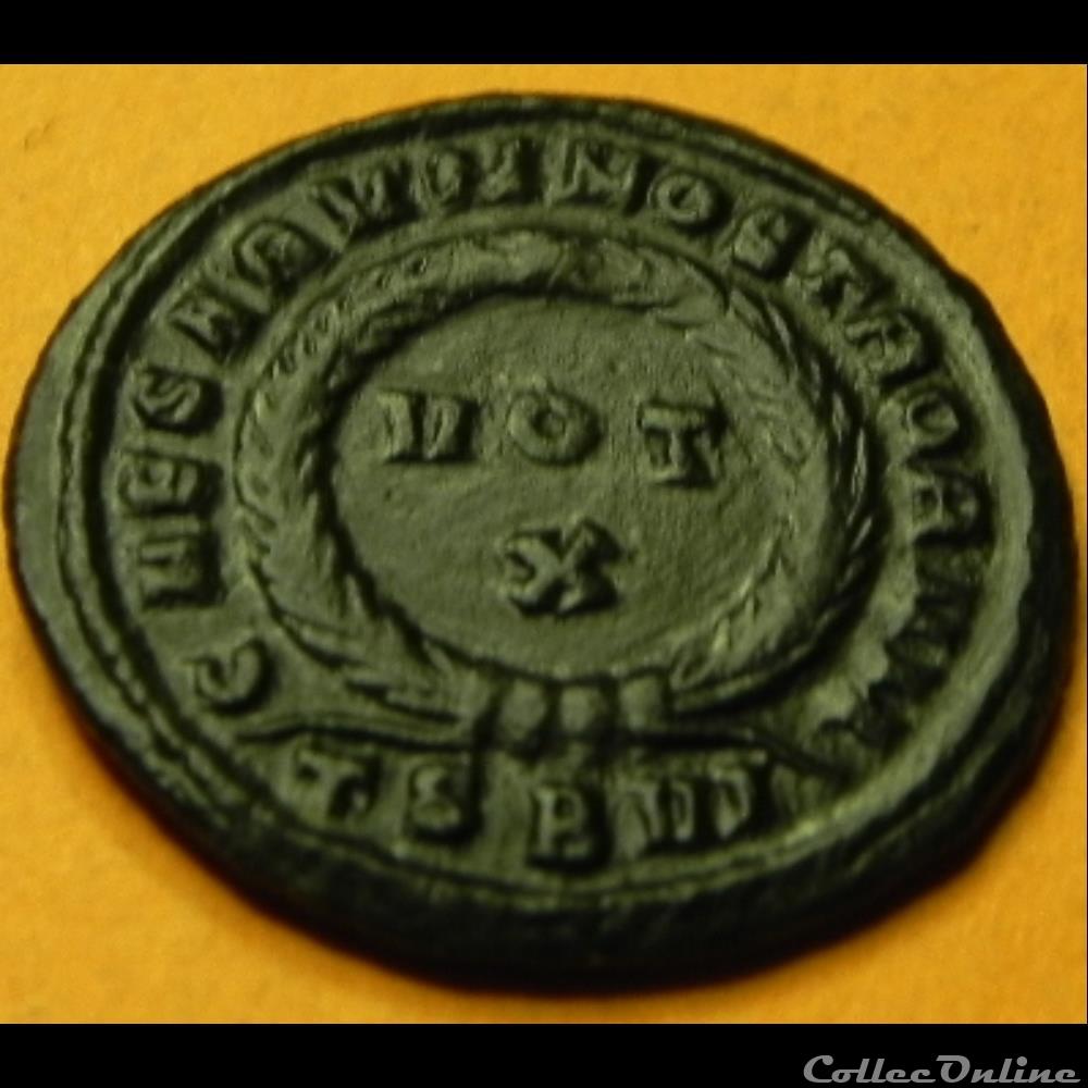 CONSTANTIN II CAESARVM NOSTRORVM VOT X 3 monnaie antique romaine constantin ii caesarvm nostrorvm vot x