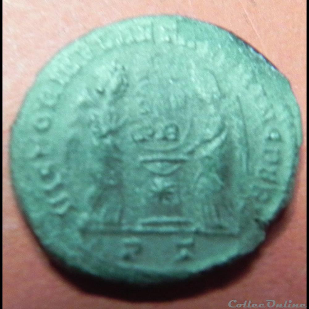 monnaie antique romaine constantin i victoriae laetae princ perp vot 335 337