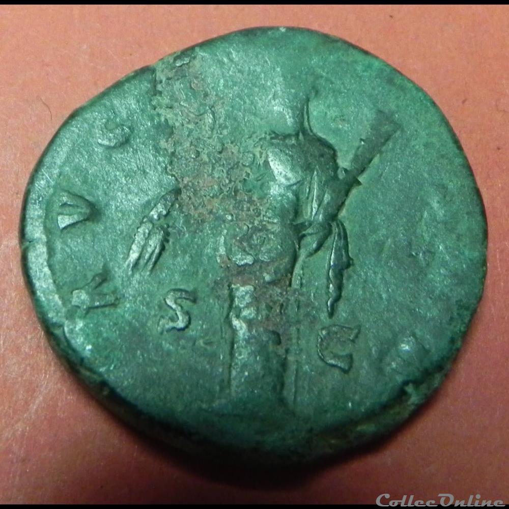 DIVA FAUSTINE mère AVGVSTA // SC 4 monnaie antique romaine diva faustine mere avgvsta sc