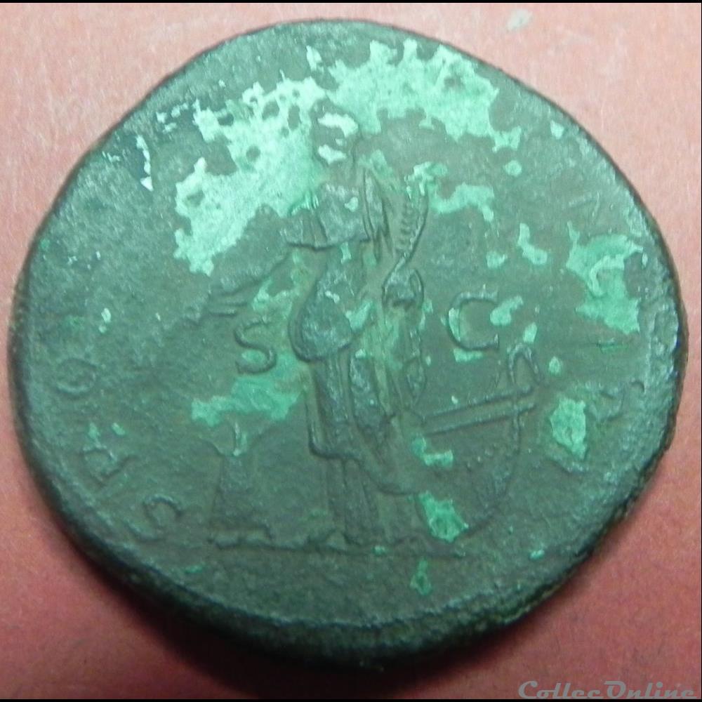 monnaie antique romaine trajan sesterce