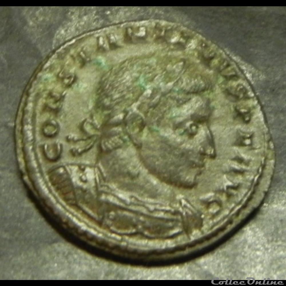 CONSTANTIN Ier MARTI CON-SERVATORI Follis Londres 4 monnaie antique romaine constantin ier marti con servatori follis londres