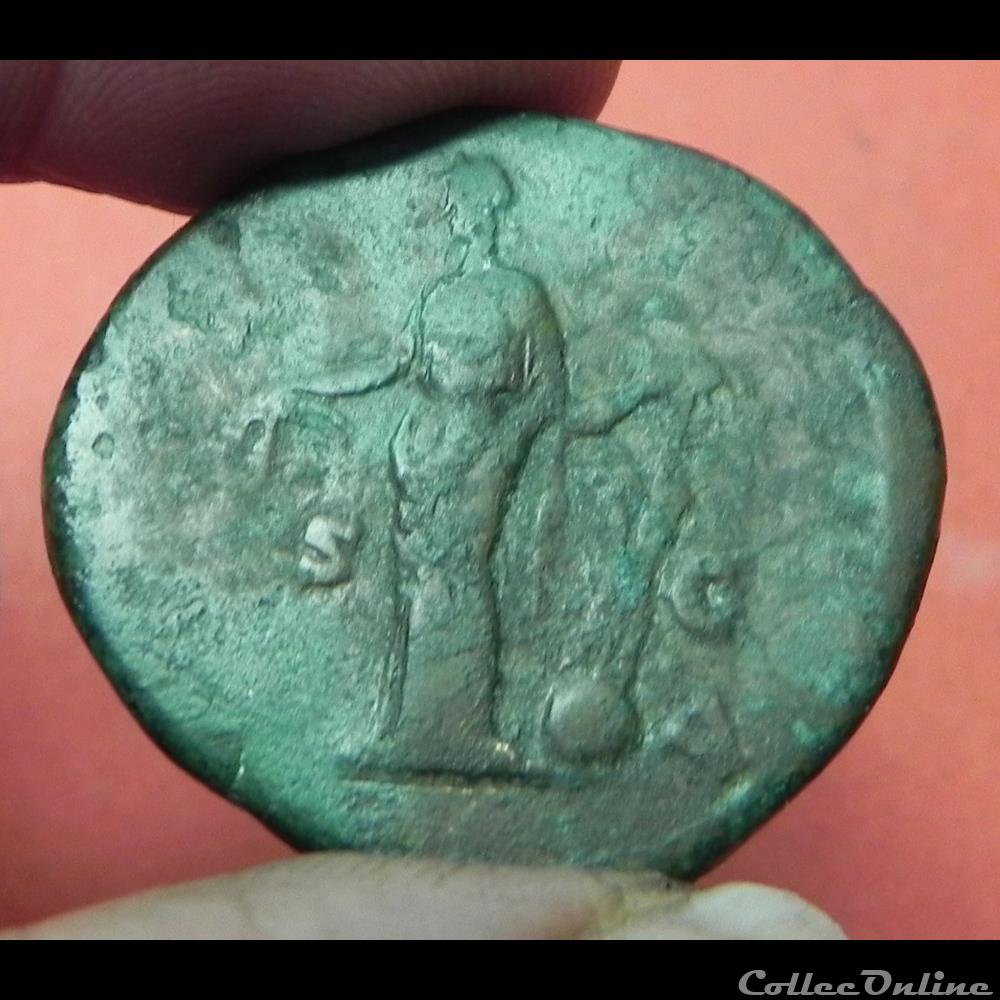monnaie antique romaine crispina sesterce ric