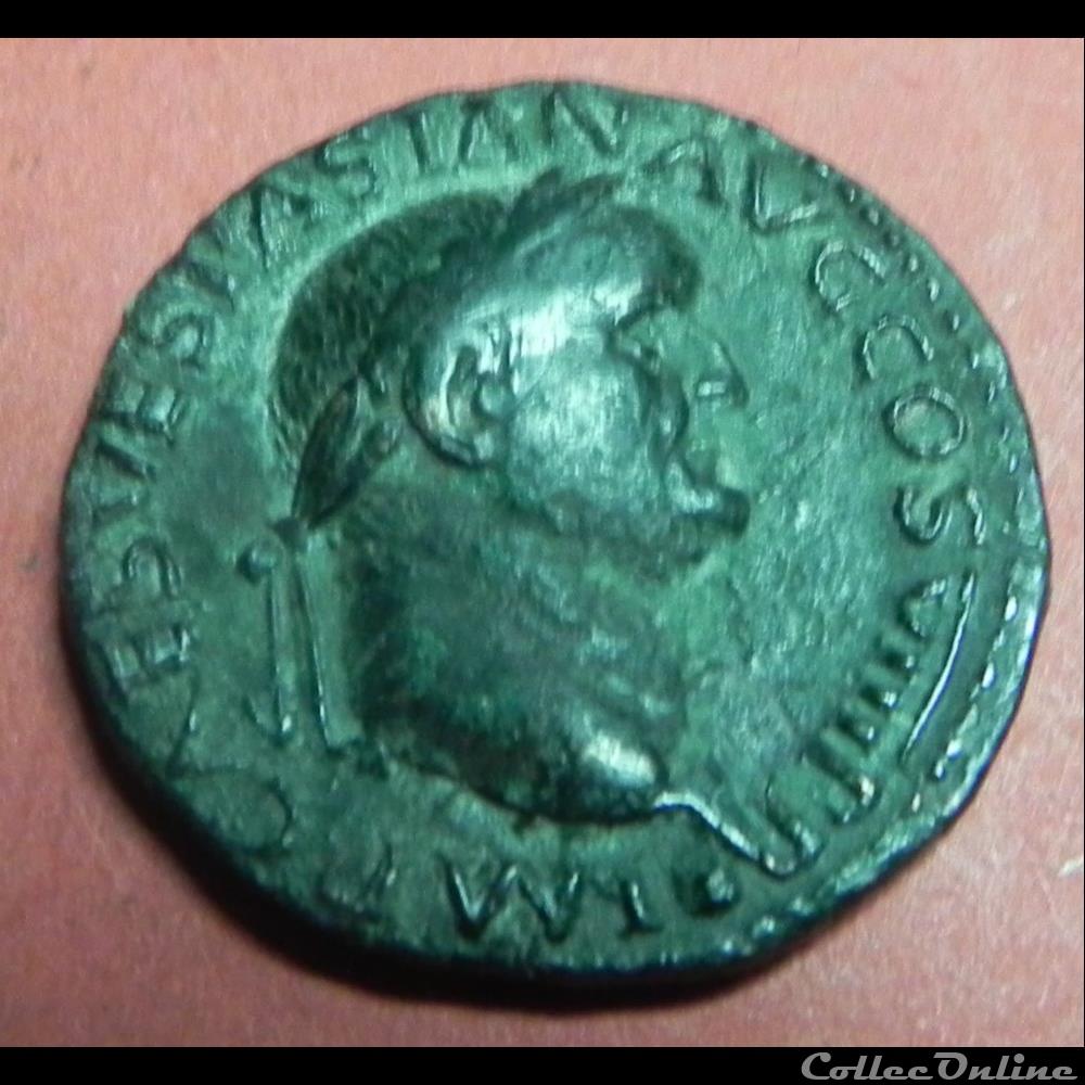monnaie antique romaine vespasien dupondius judaea capta judee cative