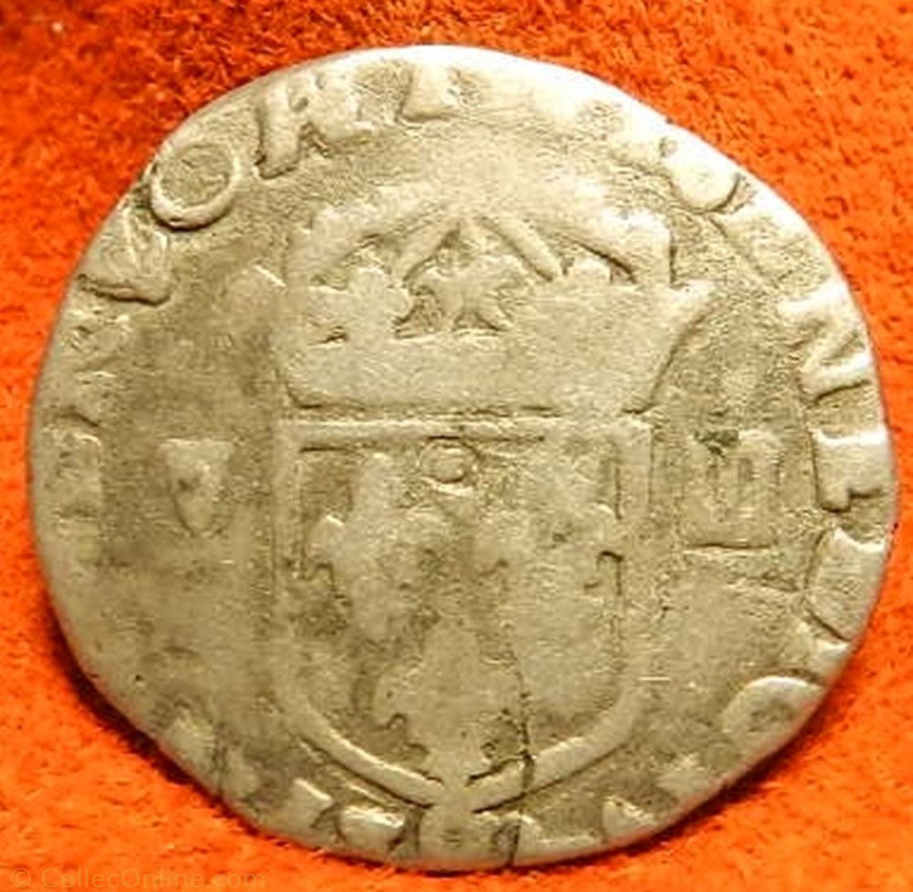 Louis XIII 1/8 d'écu à la croix fleuronnée (1639 & Aix ?) monnaie france royale louis xiii 1 8 ecu a la croix fleuronnee 1639 aix