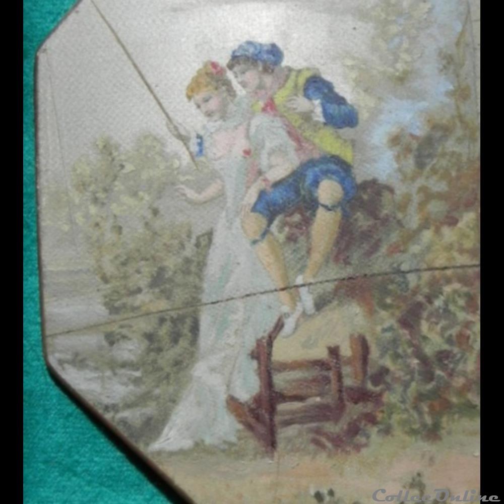ÉVENTAIL fin XIX début XXème . signé C. BERNAY 2 vetement et accessoire eventail fin xix debut xxeme signe c bernay