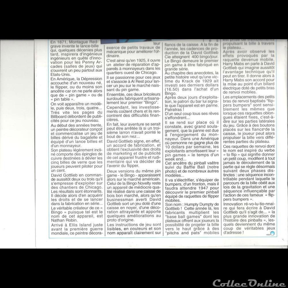 jouet mandat territoriaux inter automatique journal prof n 221 novembre 1999 jeu arcade flipper jeux de salle et bar