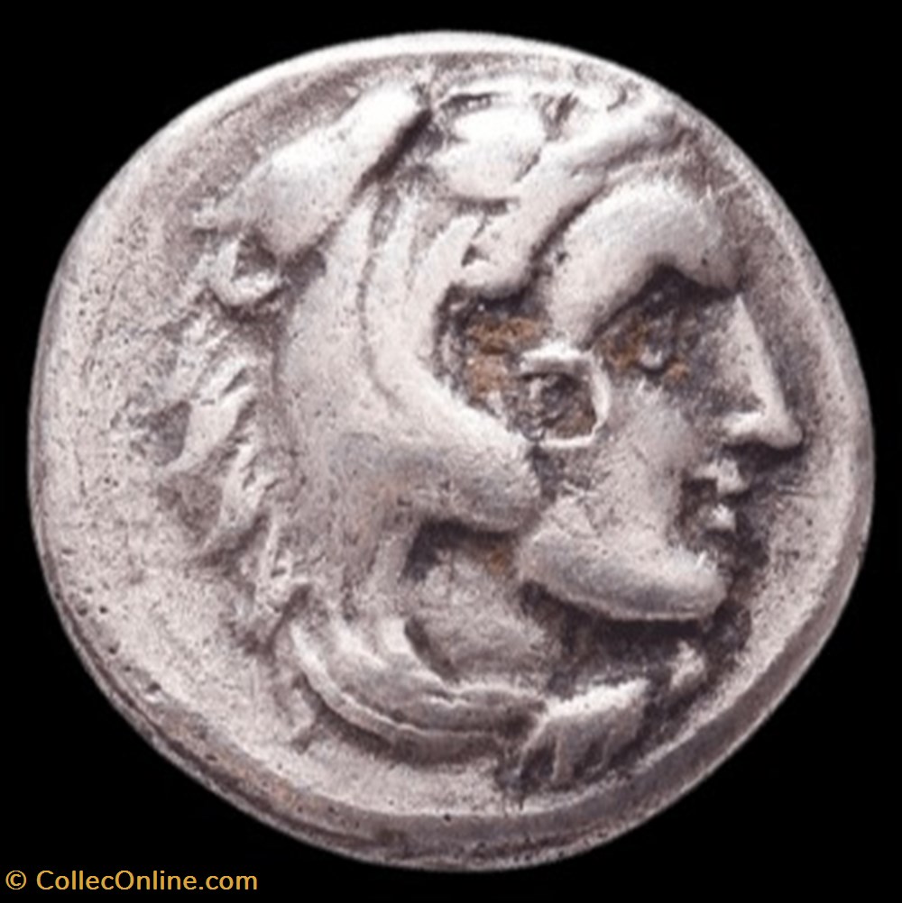 Drachme - Alexandre III, Lampsaque, -328/-323 monnaies antiques grecques drachme alexandre iii lampsaque 328 323