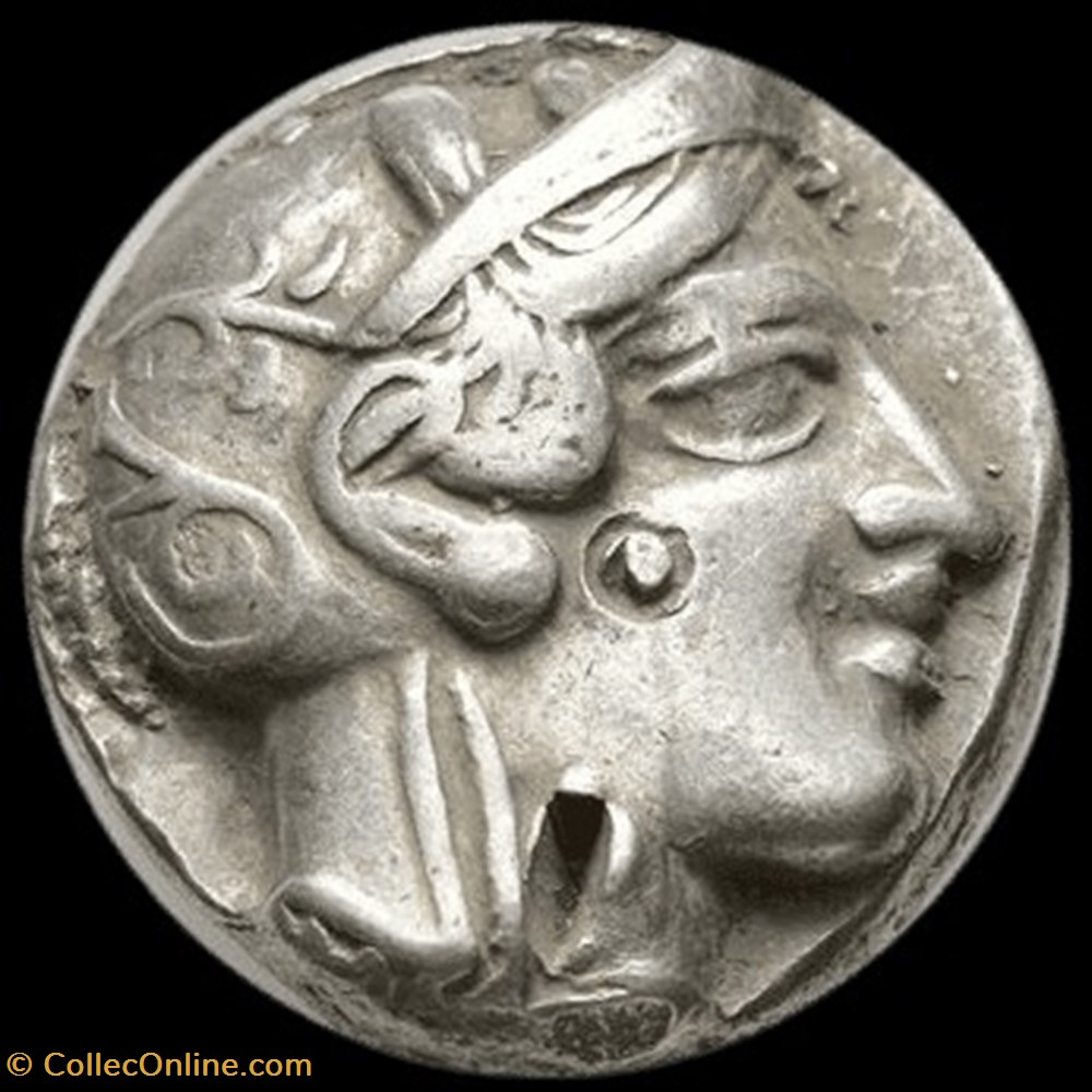 monnaies antiques grecques tetradrachm athens 454 404