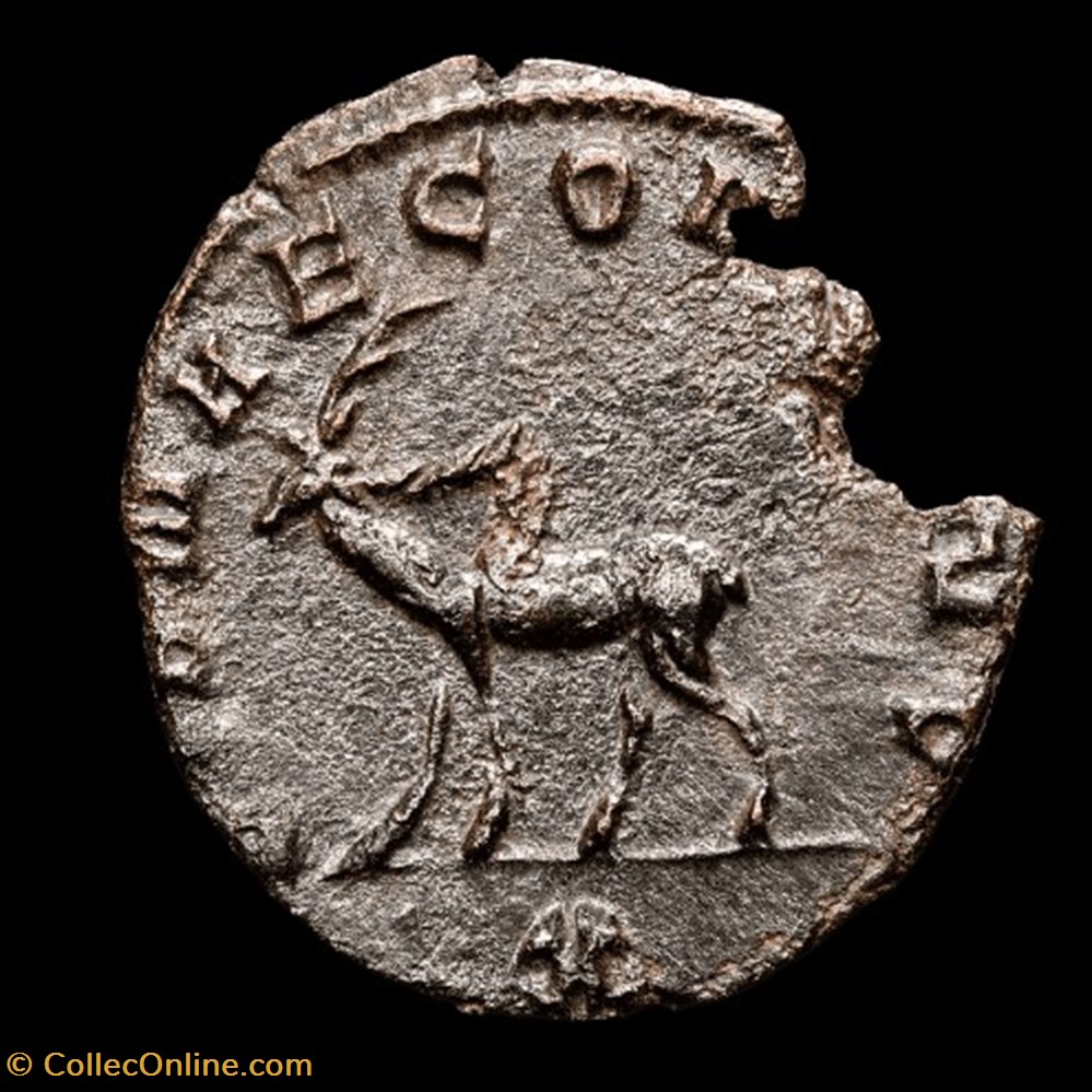 Antoninianus - Gallienus (Zoo Series), Rome, 253/268 monnaies antiques romaines imperiales et republicaines antoninianus gallienus zoo series rome 253 268