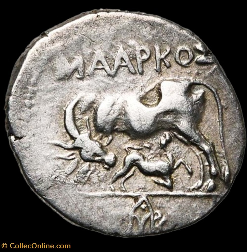 Drachme - Illyrie, Apollonia, -229/-100 monnaies antiques grecques drachme illyrie apollonia 229 100