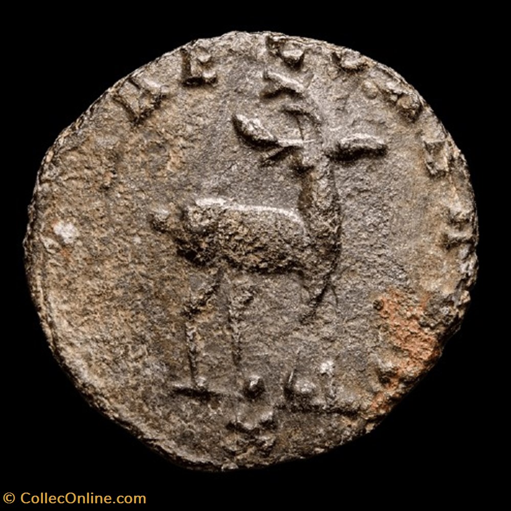 Antoninianus - Gallienus (Zoo Series), Rome, 253/268 monnaies antiques romaines imperiales et republicaines antoninianus gallienus zoo series rome 253 268