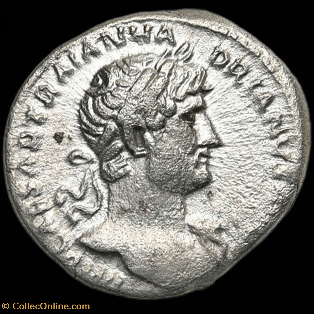 monnaies antiques romaines imperiales et republicaines denarius hadrian 120 121