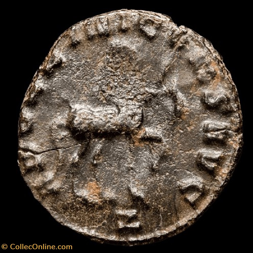 Antoninianus - Gallienus (Zoo Series), Rome, 253/268 monnaies antiques romaines imperiales et republicaines antoninianus gallienus zoo series rome 253 268