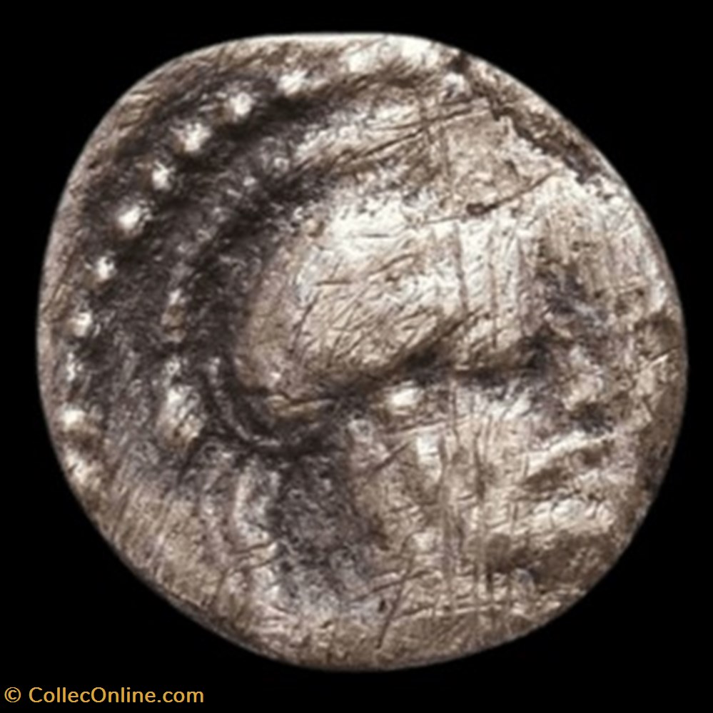 Obole - Datames, Tarse -384/-360 monnaies antiques grecques obole datames tarse 384 360