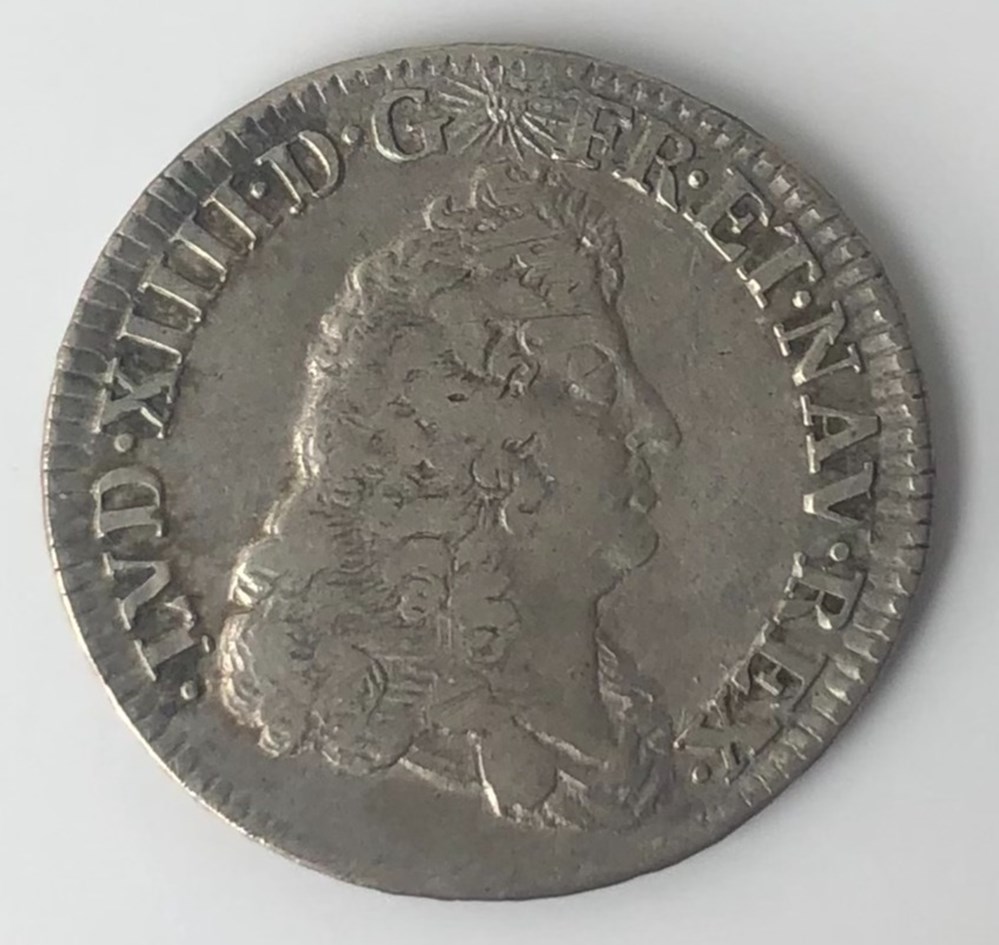 monnaies europe medievale france royales quart ecu de flandre 1686 1688
