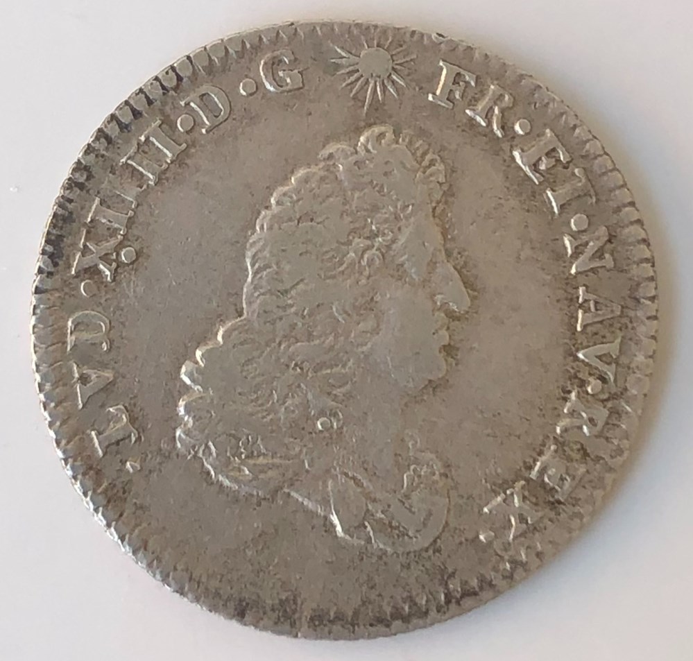 monnaies europe medievale france royales 1 8e ecu de flandre 1686 1688