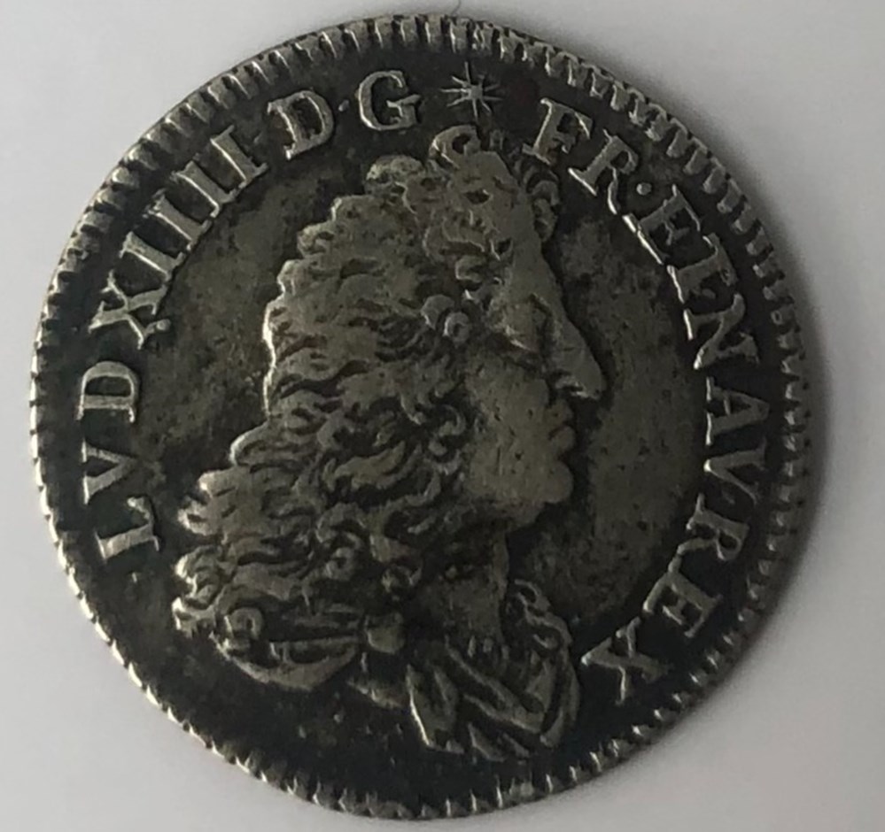 monnaies europe medievale france royales seizieme ecu de flandre 1686 1688