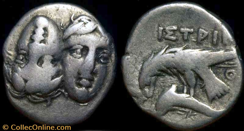 THRACE, ISTROS AR Drachm coin ancient b to greek thrace istros ar drachm