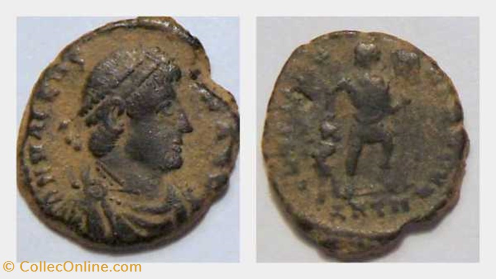 VALENTINIAN I AE3, RIC 10a, Gloria Romanorvm coin ancient b to republicain imperial valentinian i ae3 ric 10a gloria romanorvm