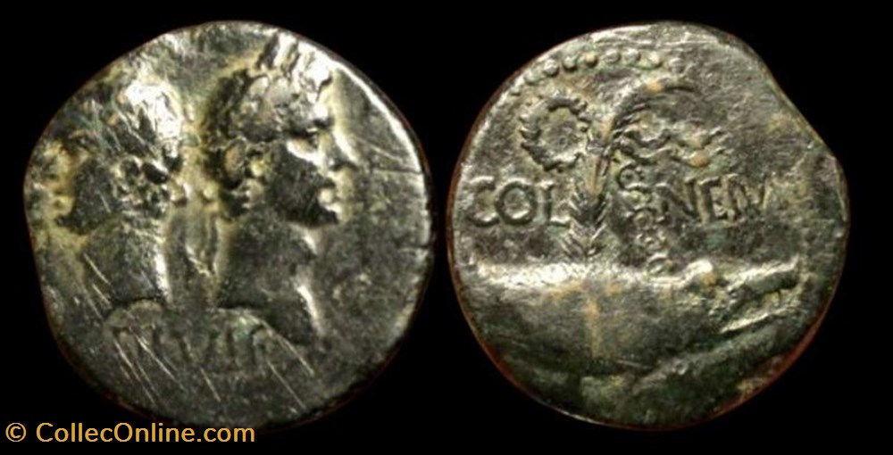 coins ancient to romans imperial and republican augustus ae dupondius