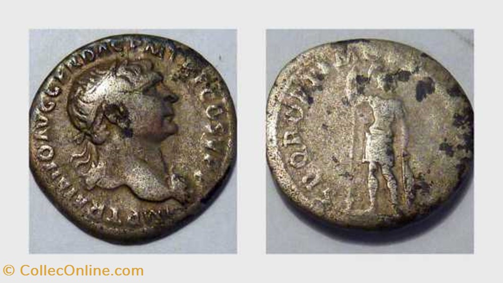 TRAJAN Denarius, RIC 162, Mars coin ancient b to roman republicain imperial trajan denarius ric 162 mars
