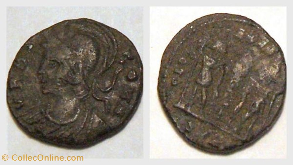 Anonymous Commemorative AE4, Centenionalis or Nummus, RIC 156, coin ancient b to roman republicain imperial anonymous commemorative ae4 centenionalis or nummus ric 156