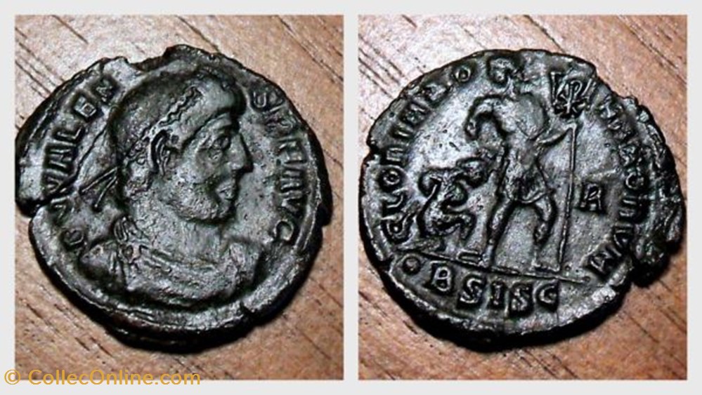 VALENS AE3 RIC 5b.vii, Gloria Romanorvm coin ancient to republicain imperial valens ae3 ric 5b vii gloria romanorvm
