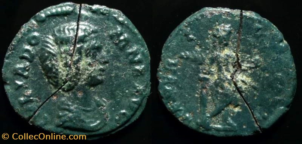 JULIA DOMNA Limes Denarius coin ancient b c to roman republicain imperial julia domna limes denarius