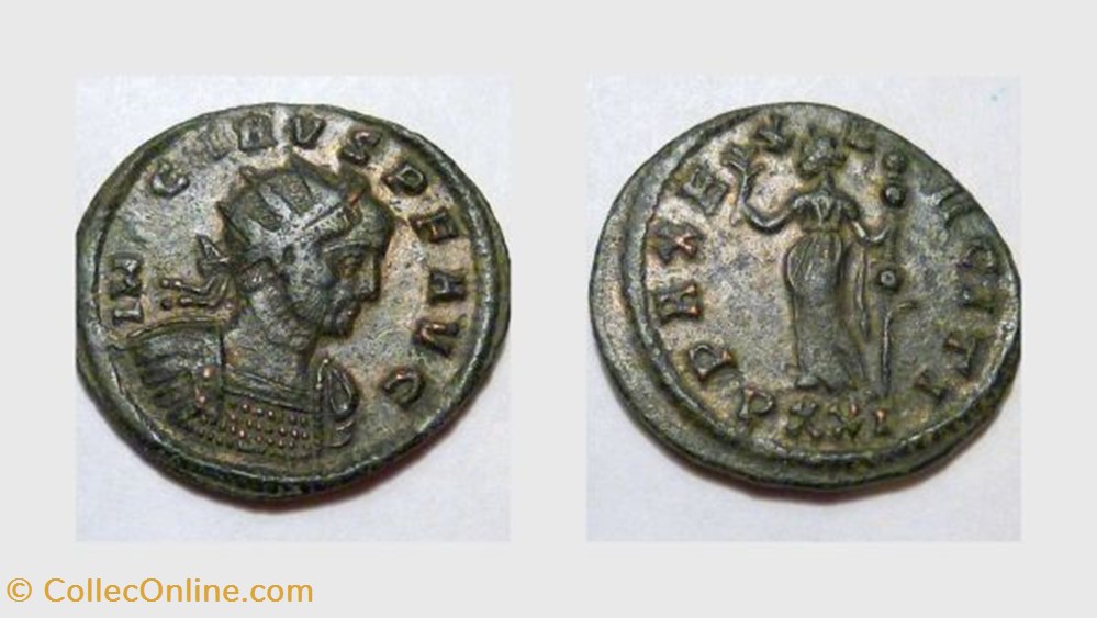 CARUS Antoninianus RIC 75f, Pax coin ancient b roman republicain imperial carus antoninianus ric 75f pax