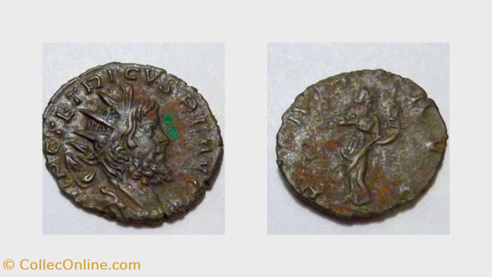 TETRICUS I Antoninianus RIC 100, Pax coin ancient b roman republicain imperial tetricus i antoninianus ric 100 pax