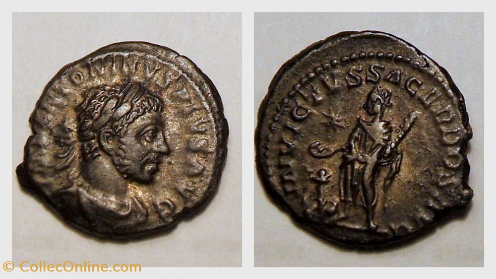 ELAGABALUS Denarius RIC 88, Sacrificing Over Altar coin ancient to roman republicain imperial elagabalus denarius ric 88 sacrificing over altar