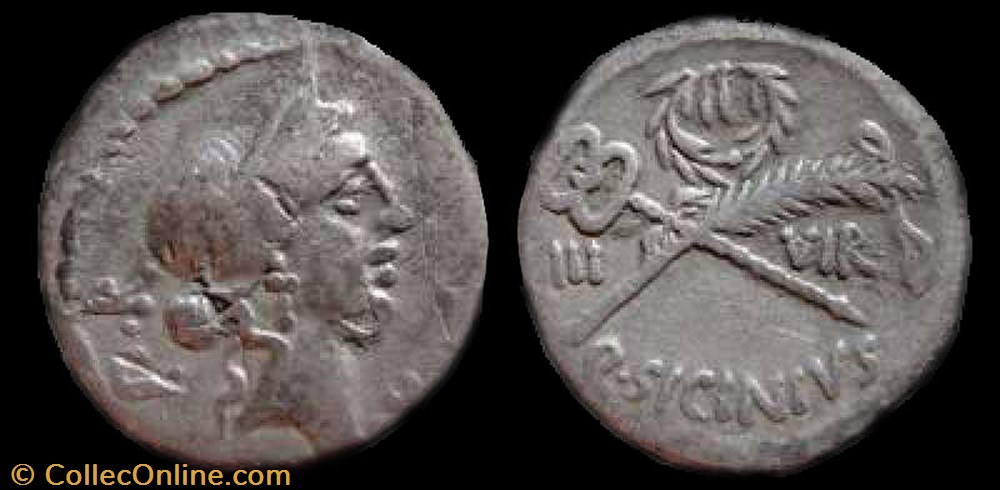 Q. SICINIUS ROMAN REPUBLIC; GENS SICINIA AR Denarius coin ancient to republicain imperial q sicinius roman republic gens sicinia ar denarius