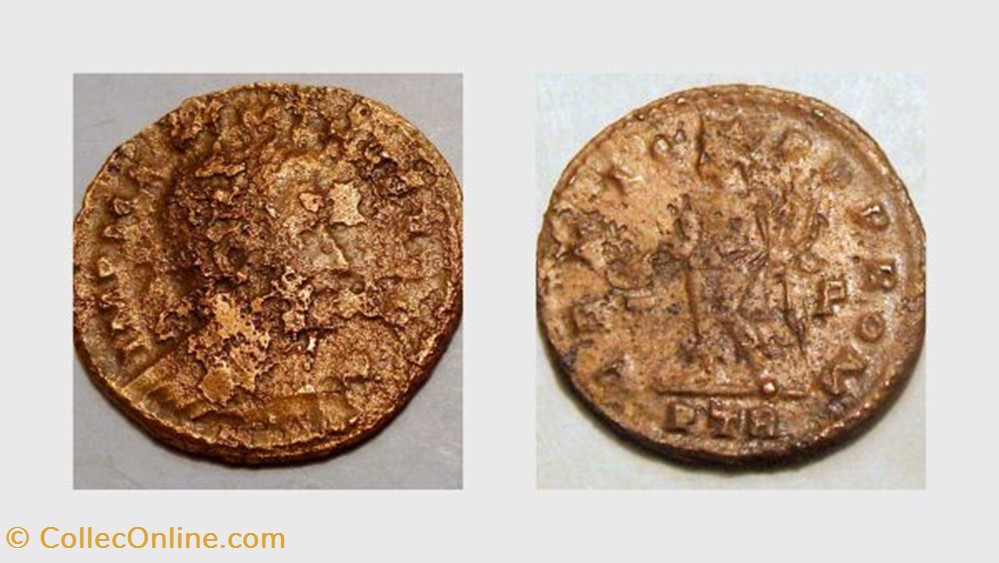 MAXIMINUS II AE Follis RIC VI Trier 851a, coin ancient b to roman republicain imperial maximinus ii ae follis ric vi trier 851a
