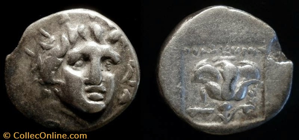 CARION ISLANDS: RHODES Hemidrachm - Coins - Ancient - Greek - Caria