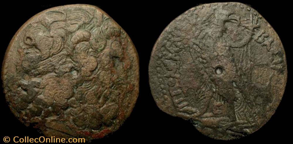 coin ancient b c greek ptolemy iv ae36