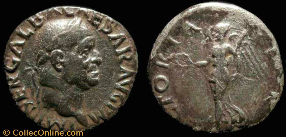 GALBA AR Denarius coin ancient c to roman republicain imperial galba ar denarius