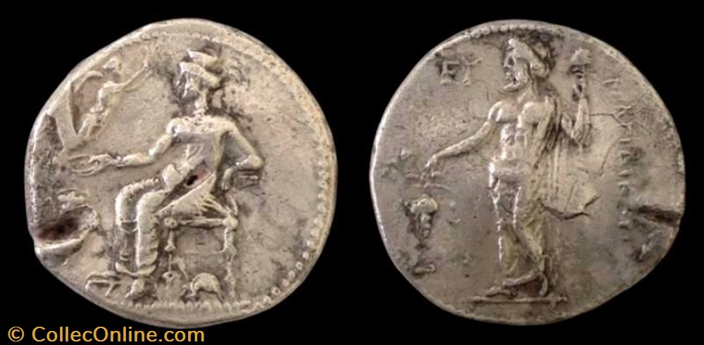 coin ancient b to greek nagidos in cilicia ar stater