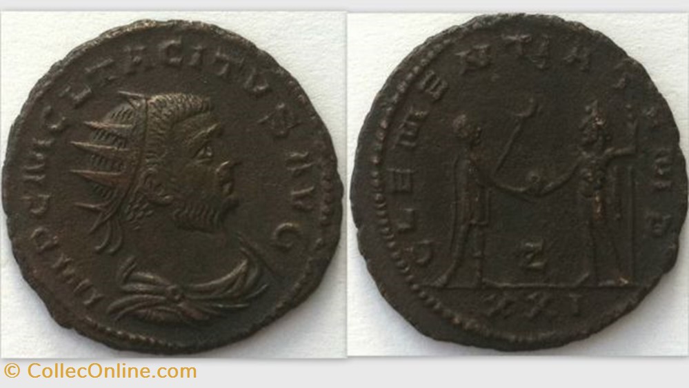 TACITUS Antoninianus RIC RIC 210, Z, Jupiter coin ancient b roman republicain imperial tacitus antoninianus ric ric 210 z jupiter