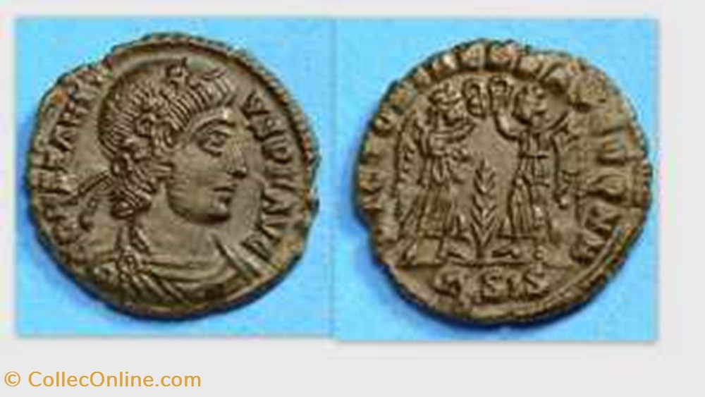 CONSTANTIUS II AE4 RIC VIII 194, Two Victories coin ancient b roman republicain imperial constantius ii ae4 ric viii 194 two victories
