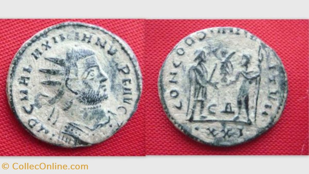 MAXIMIANUS Antoninianus, RIC VI 621, CONCORDIA coin ancient b roman republicain imperial maximianus antoninianus ric vi 621 concordia