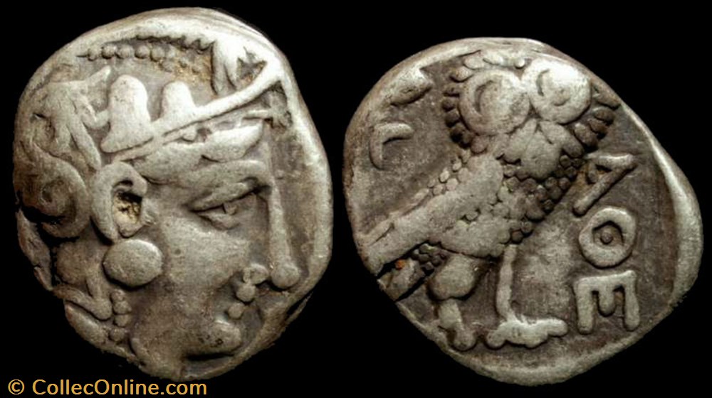 ATTICA ATHENS AR Tetradrachm coin ancient b to greek attica athens ar tetradrachm