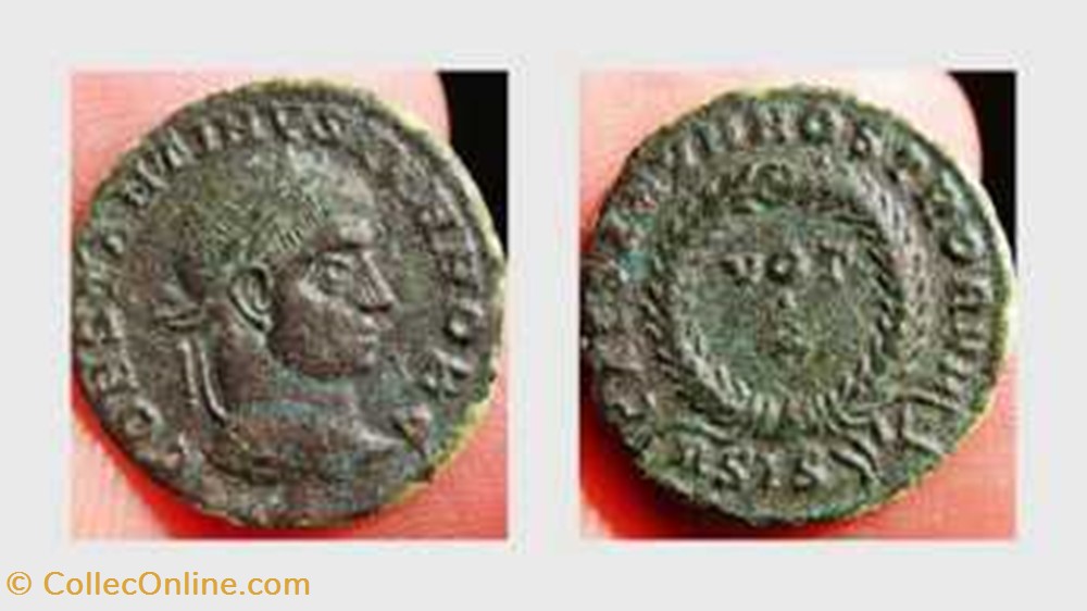 CONSTANTINE II AE3 RIC VII 182,G, Vota coin ancient b to roman republicain imperial constantine ii ae3 ric vii 182 g vota