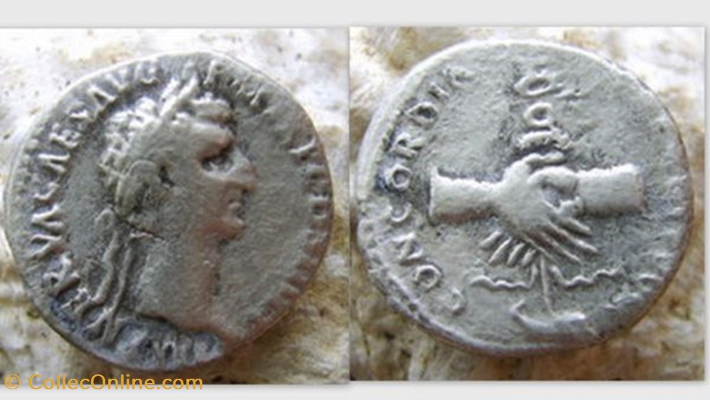 NERVA Denarius RIC 3, Concordia coin ancient b to roman republicain imperial nerva denarius ric 3 concordia