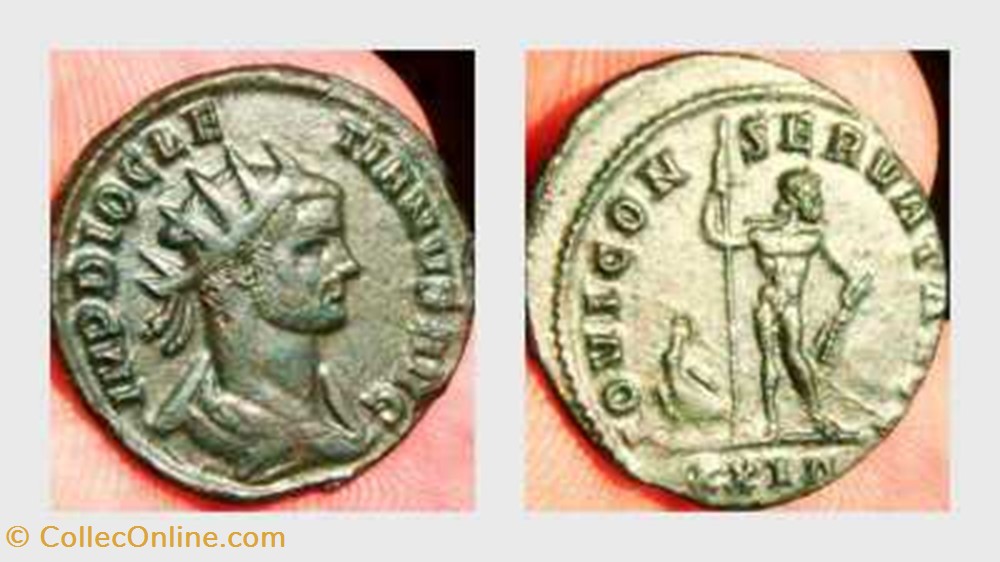 DIOCLETIAN Antoninianus RIC RIC V Part II 166, Jupiter coin ancient b roman republicain imperial diocletian antoninianus ric ric v part ii 166 jupiter
