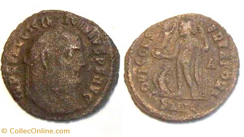 LICINIUS I AE Follis RIC RIC VII 4, Jupiter coin ancient b to roman republicain imperial licinius i ae follis ric ric vii 4 jupiter