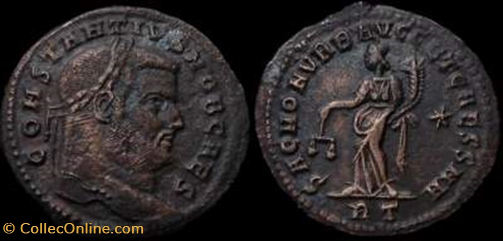 CONSTANTIUS I AE Follis coin ancient b to roman republicain imperial constantius i ae follis