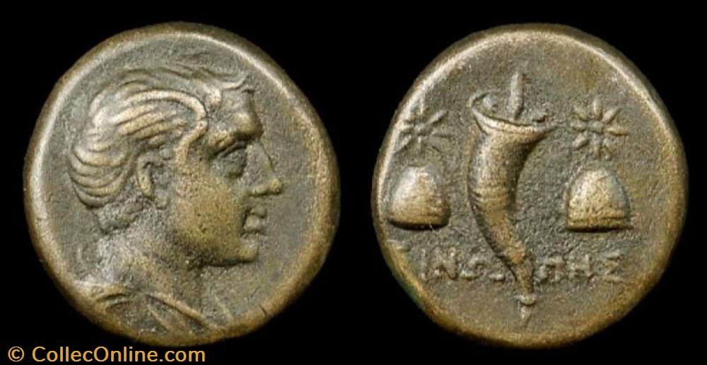 SINOPE, PAPHLAGONIA AE16 coin ancient b c to roman provincial sinope paphlagonia ae16